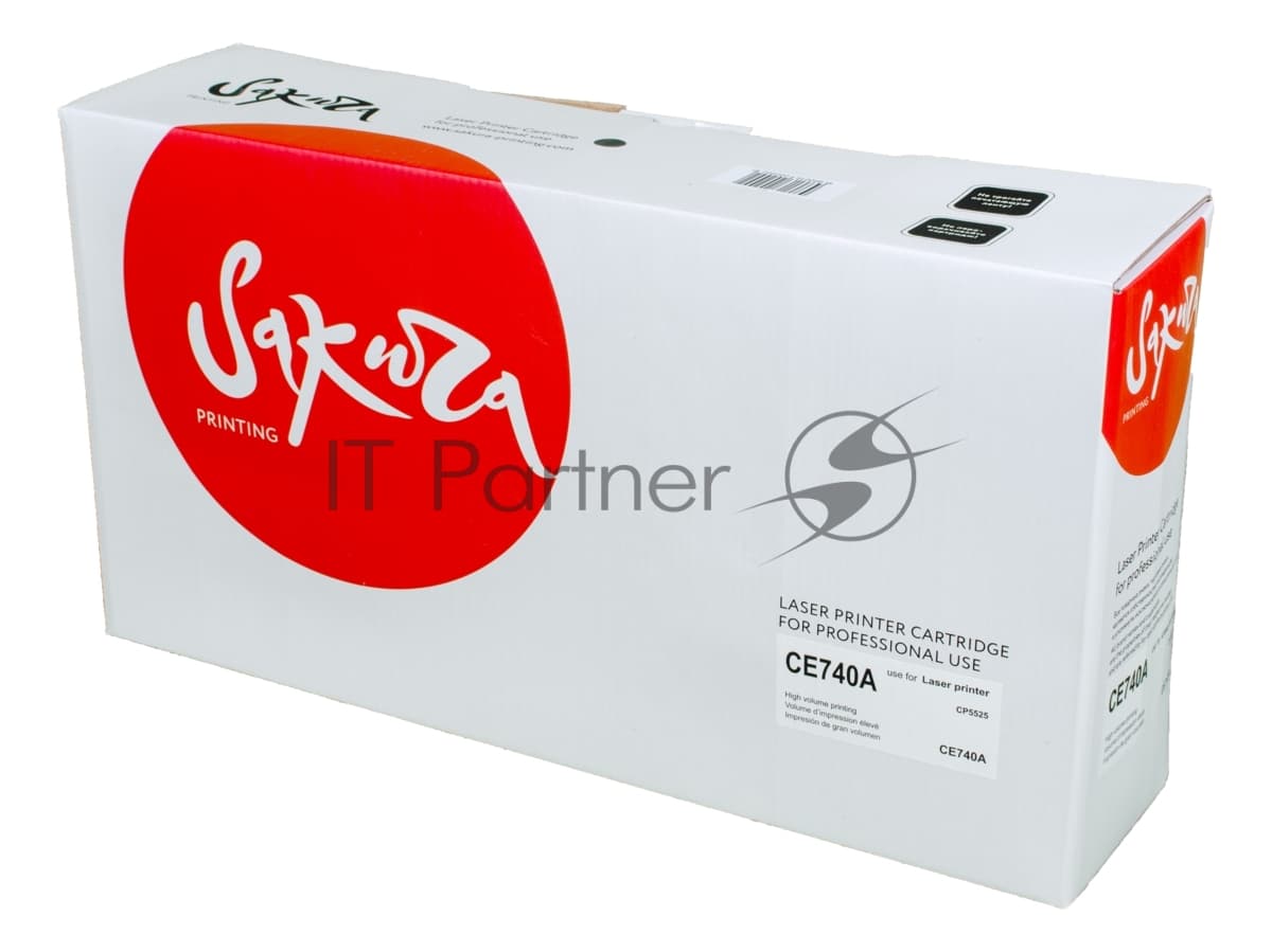 Картридж Sakura CE740A для HP CP5225, черный, 7000 к.
