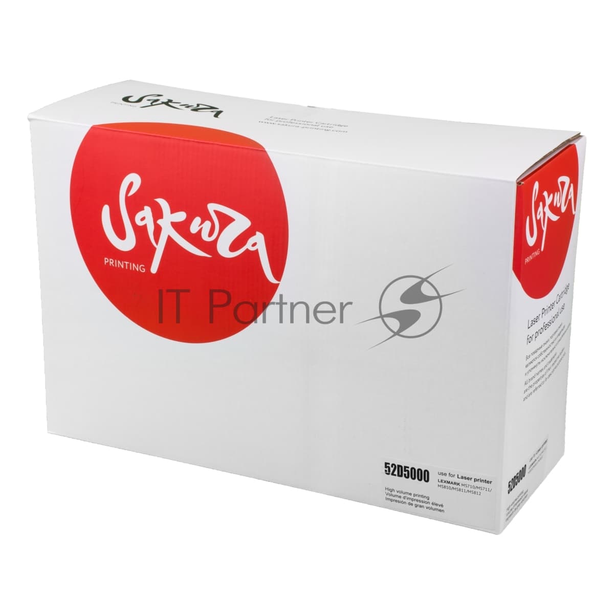 Картридж Sakura 52D5000 для Lexmark MS710/711/810/811/812, черный, 6 000 к.