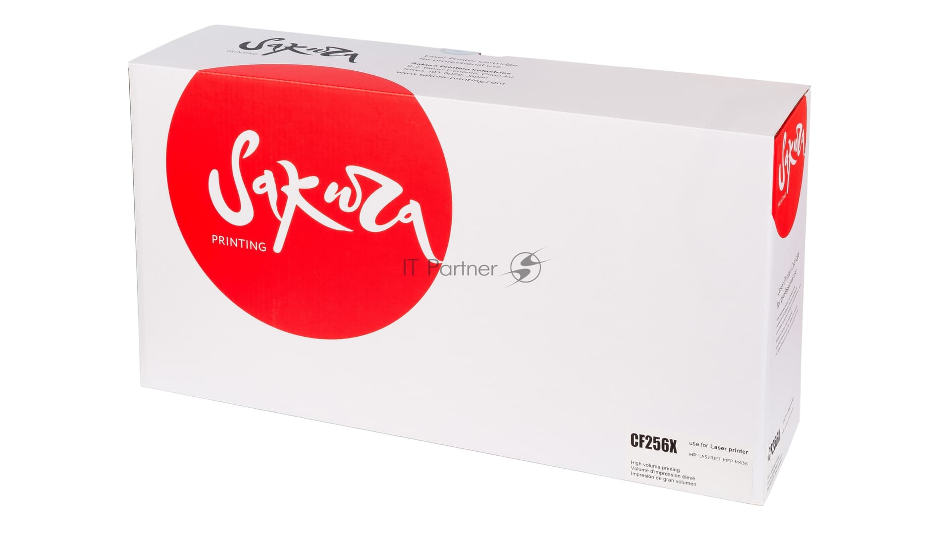 Картридж лазерный Sakura CF256X для HP LJ M436nda/M436n, черный, 11 400 к.