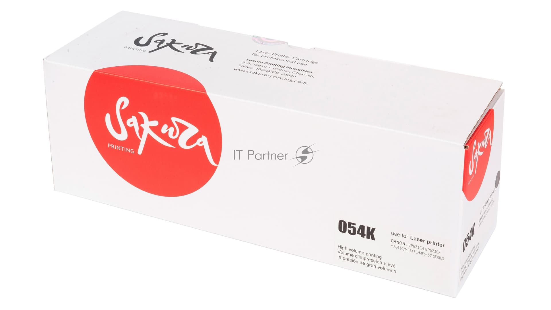 Картридж лазерный Sakura CRG054K для Canon i-SENSYS LBP 621Cw/623Cdw, MF 641Cw/643Cdw/645Cx, черный, 1500 к.