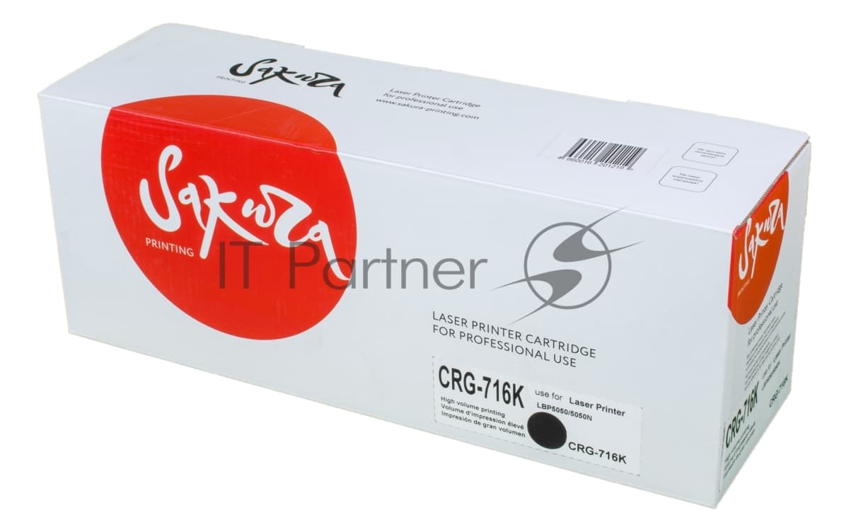 Картридж Sakura SACRG716K Black