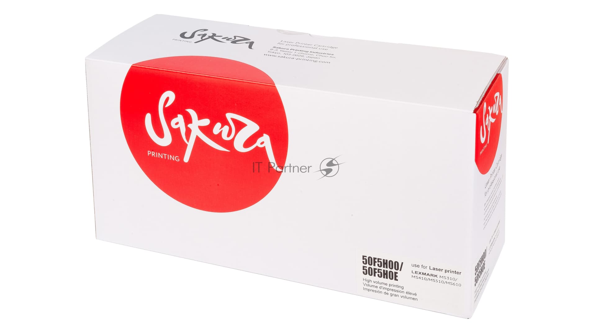 Картридж лазерный Sakura 50F5H00/ 50F5H0Eдля Lexmark MS310, MS410, MS510, MS610 черный, 5 000 к.