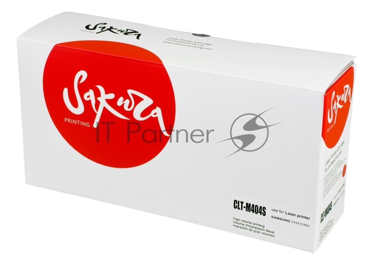 Картридж лазерный Sakura CLTM404S для Samsung SL-C430/SL-C480, пурпурный, 1500 к.