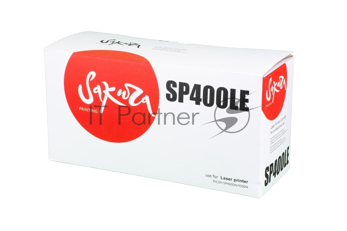 Картридж Sakura SP400LE для Ricoh SP400DN/SP450DN, черный, 2 500 к.