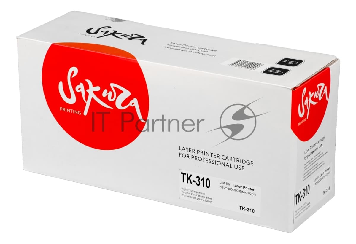 Картридж лазерный Sakura TK-310/312 для Kyocera Mita FS-2000D/3820N/3830N/4000D, черный, 12000 к.
