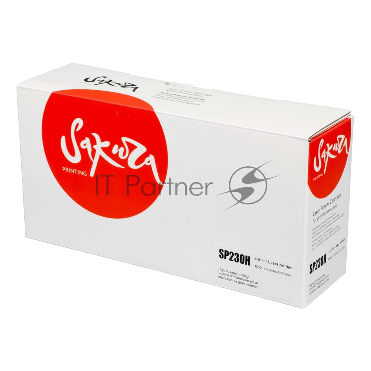 Картридж Sakura SP230H для Ricoh Aficio SP230DNw/SP230SFNw, черный, 3 000 к.