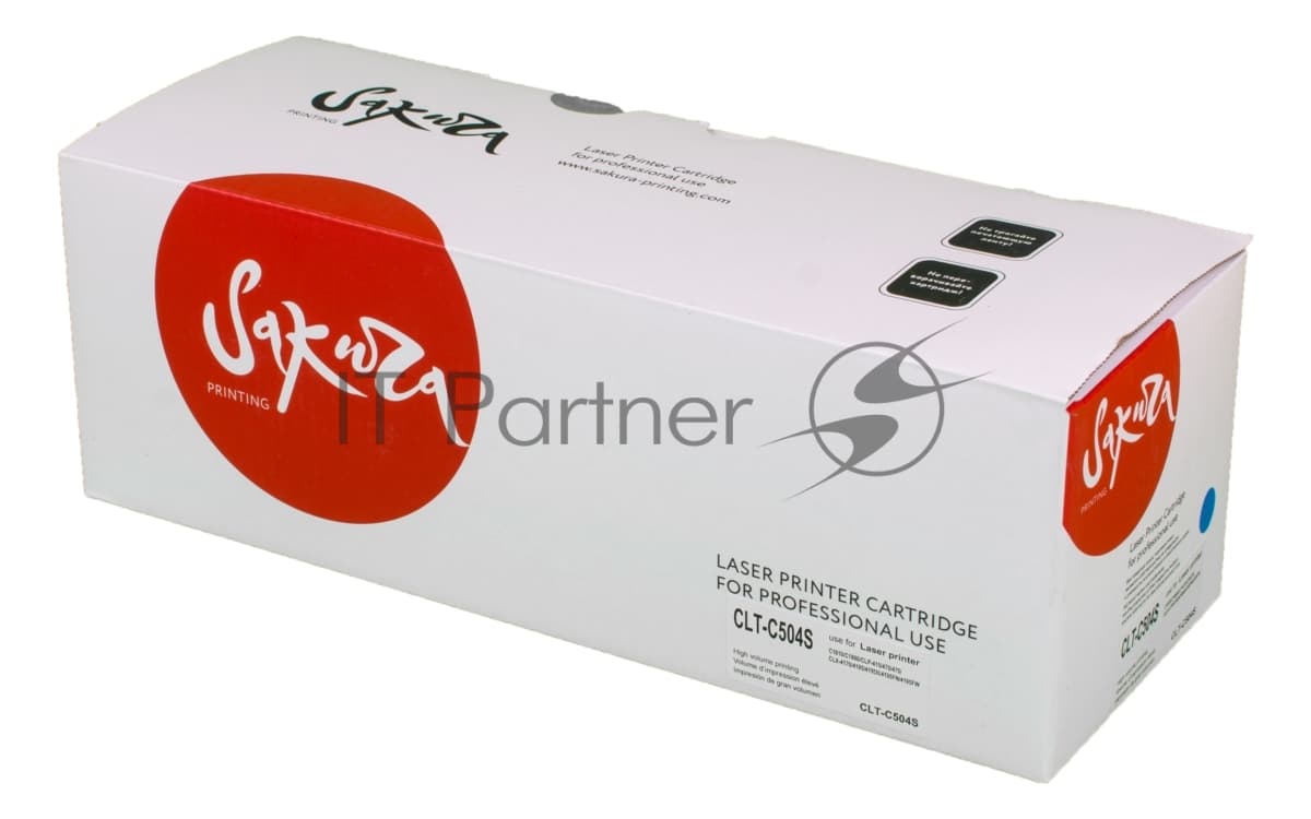 Картридж лазерный Sakura CLTC504S для Samsung CLP-415, CLX-4195, SL-C1810, SL-C1860, синий, 1800 к.