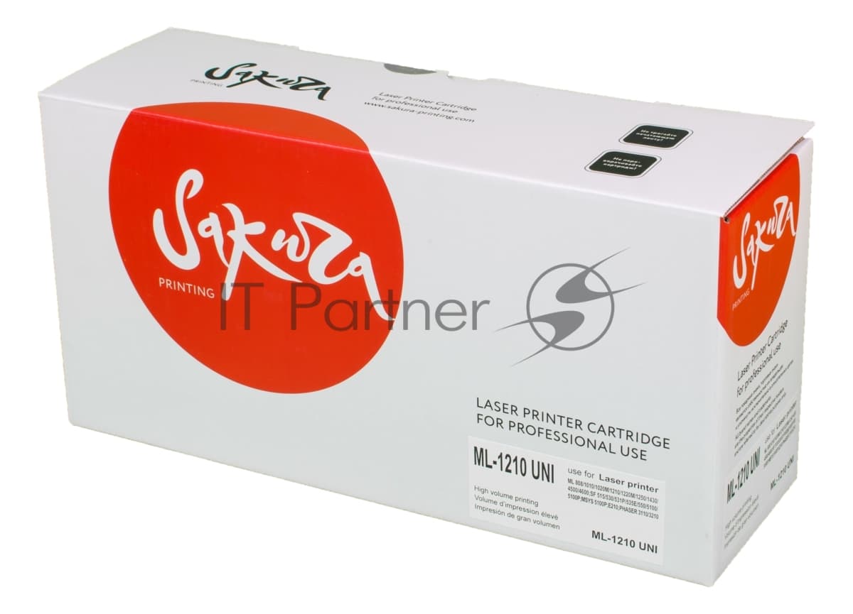 Картридж лазерный Sakura ML1210U для Samsung ML-1010/1020/1210/1220M/1250/1430, черный, 3000 к.