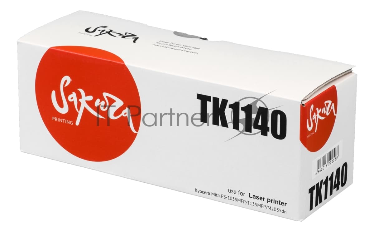 Картридж лазерный Sakura TK1140 для Kyocera Mita FS-1035MFP/1135MFP/M2035dn, черный, 7200 к.