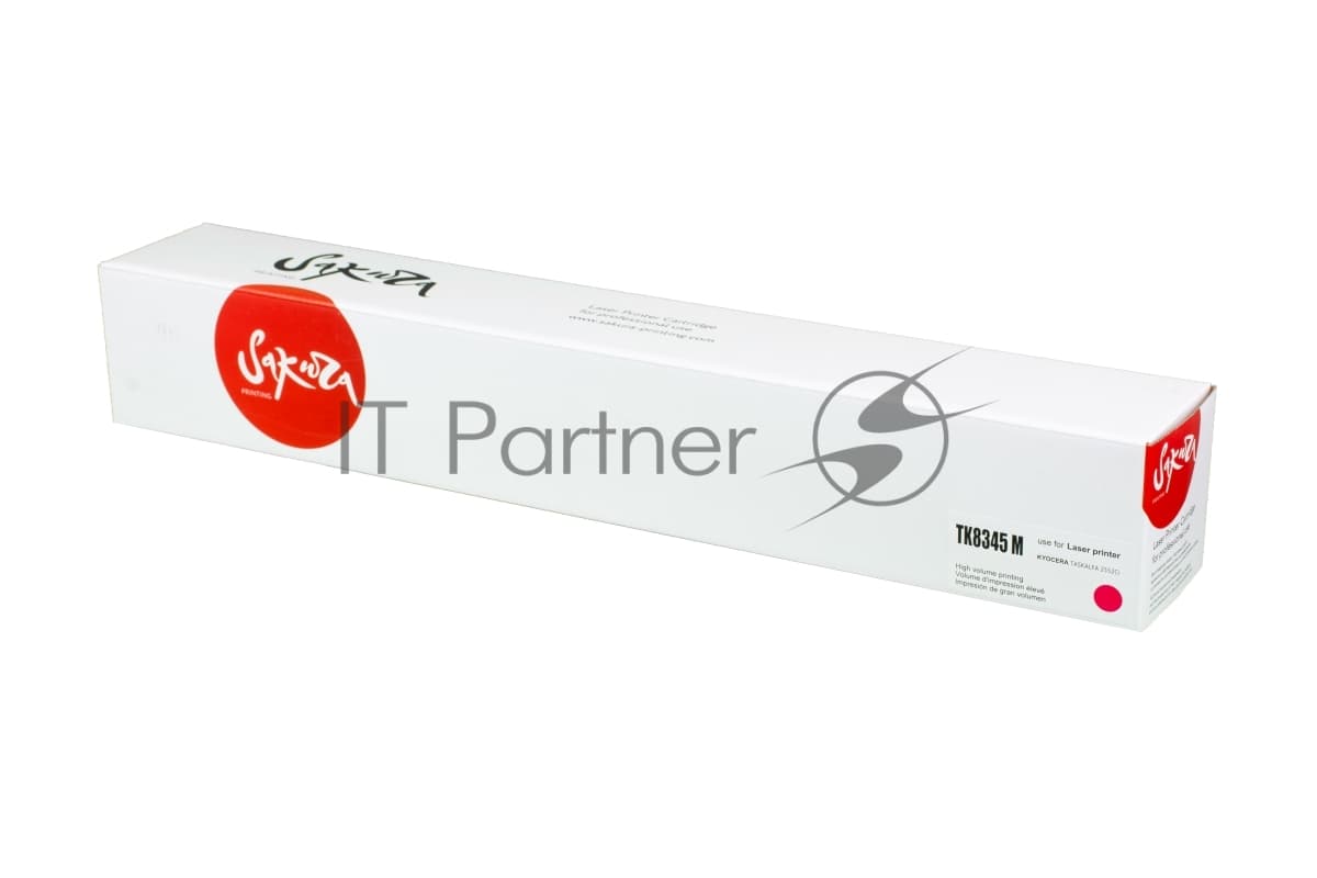 Картридж Sakura TK8345M для Kyocera TASKalfa 2552ci, пурпурный, 12 000 к.
