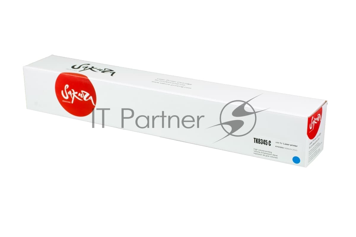 Картридж Sakura TK8345C для Kyocera TASKalfa 2552ci, синий, 12 000 к.
