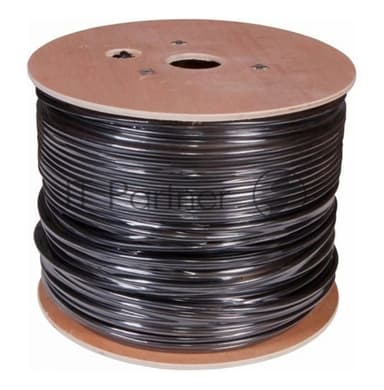 Кабель сетевой Buro FTP 4 пары cat5E solid 0.50мм Cu 305м черный стальной трос