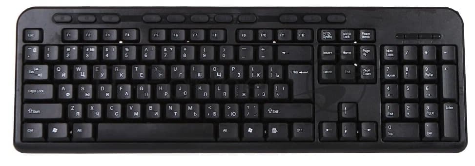 Клавиатура Qumo Opus K64 проводная, USB Type-A, чёрный