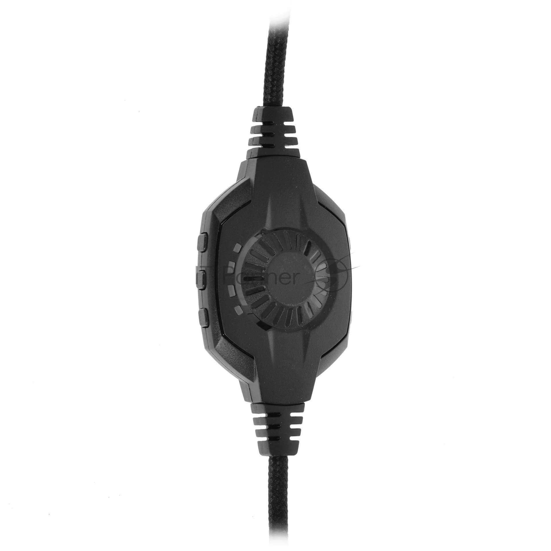 Гарнитура QUMO Olympus чёрный, проводная, USB, подсветка