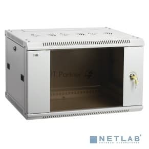 Шкаф монтажный ITK LINEA W (LWR3-18U66-GF) настенный 18U 600x600мм пер.дв.стекл задн.дв.стал.лист 90кг серый 500мм 41кг 200град. IK08 сталь