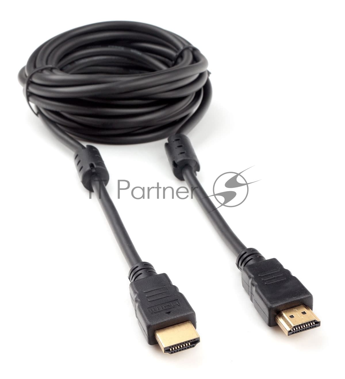 Кабель HDMI Cablexpert CCF2-HDMI4-15 4,5м, v2.0, 19M/19M, черный, позол.разъемы, экран, 2 ферр кольца, пакет