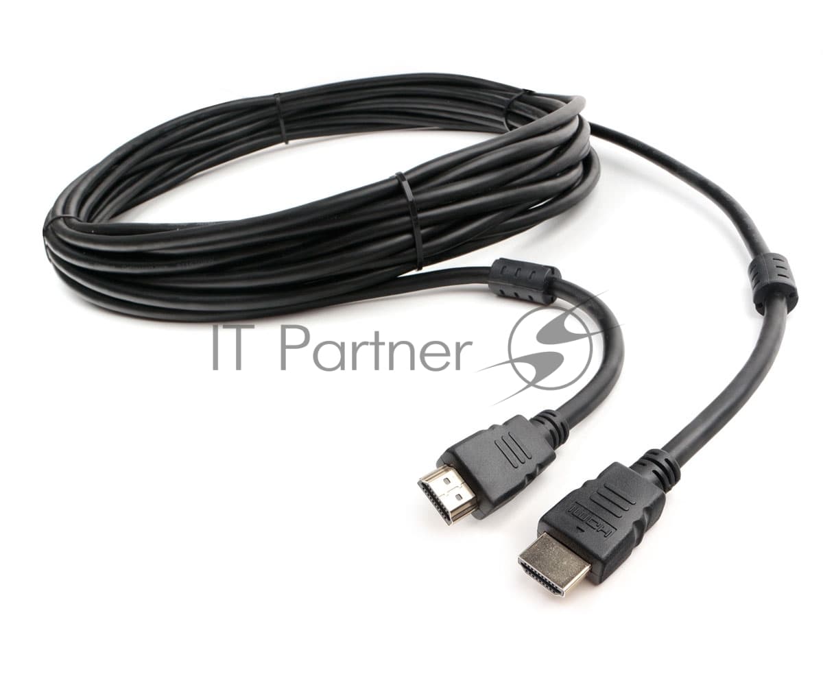 Кабель HDMI Cablexpert CCF2-HDMI4-7.5M, 19M/19M, v2.0, медь, позол.разъем, экран, 2 фер.кольца, 7.5м, черный, пакет