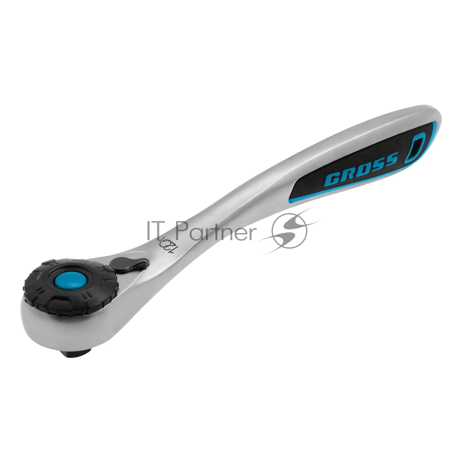 Ключ трещоточный Gross 120 зубьев 3/8"
