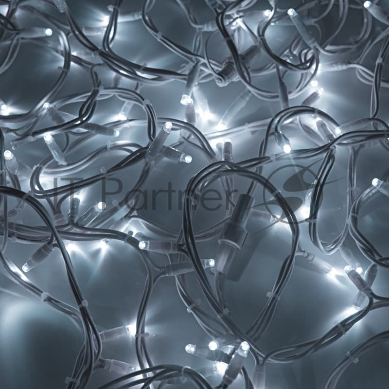 Гирлянда Neon-night "Дюраплей LED" 20 м, 200 LED, белый каучук, свечение белое