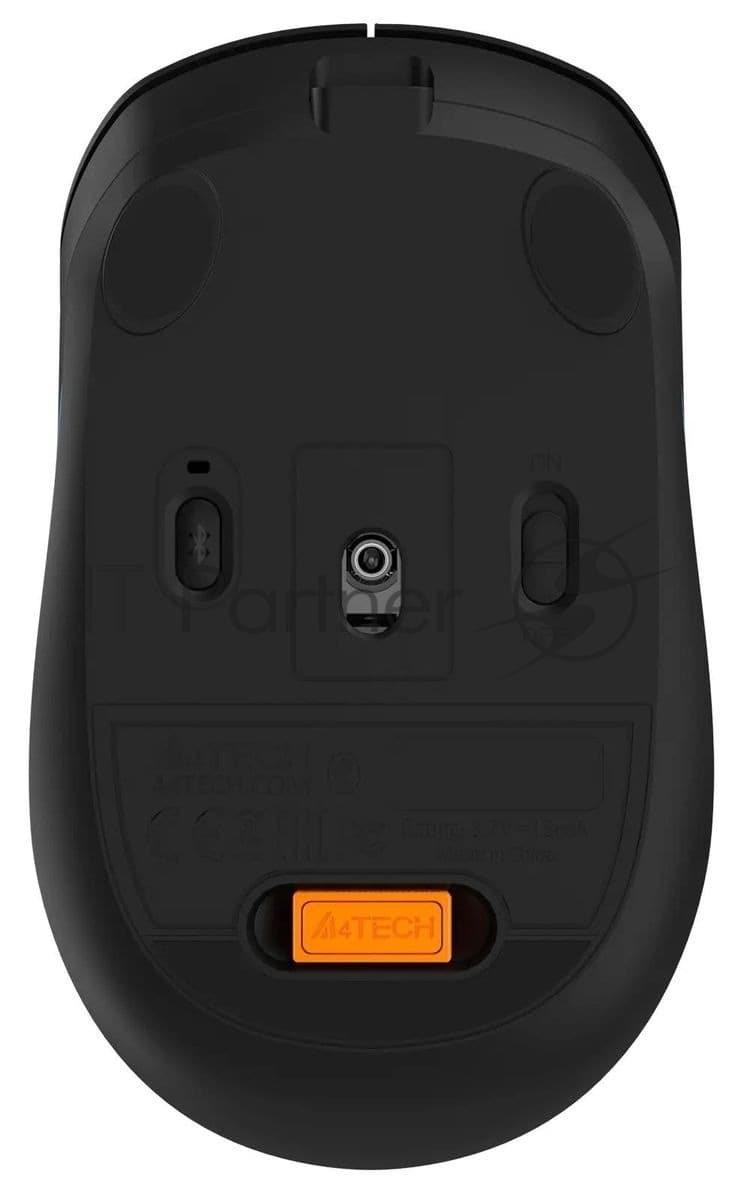 Мышь A4Tech Fstyler FB10C черный/синий оптическая 2000dpi беспров. BT/Radio USB 4but (FB10C ASH BLUE)