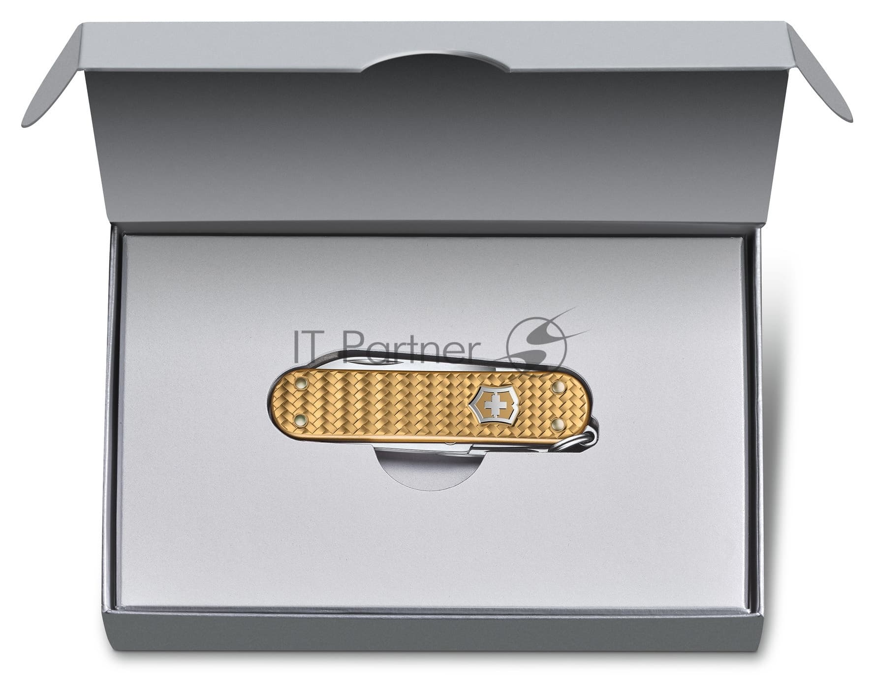 Нож перочинный Victorinox Classic Precious Alox (0.6221.408G) 58мм 5функц. золотистый подар.коробка