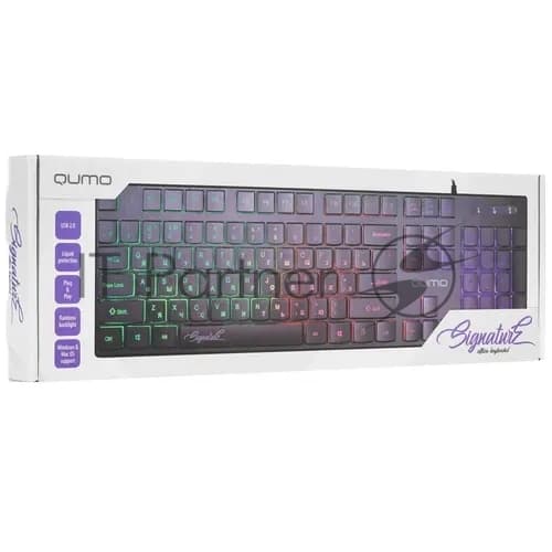 Клавиатура Qumo Office Signature K69 проводная, USB Type-A, чёрный
