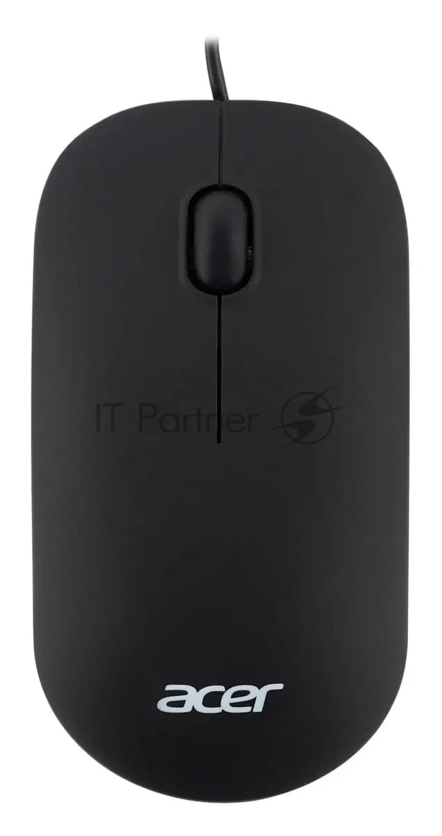Мышь компьютерная/ Проводная мышь ACER OMW122 оптическая (1200dpi) soft-touch (3but) black