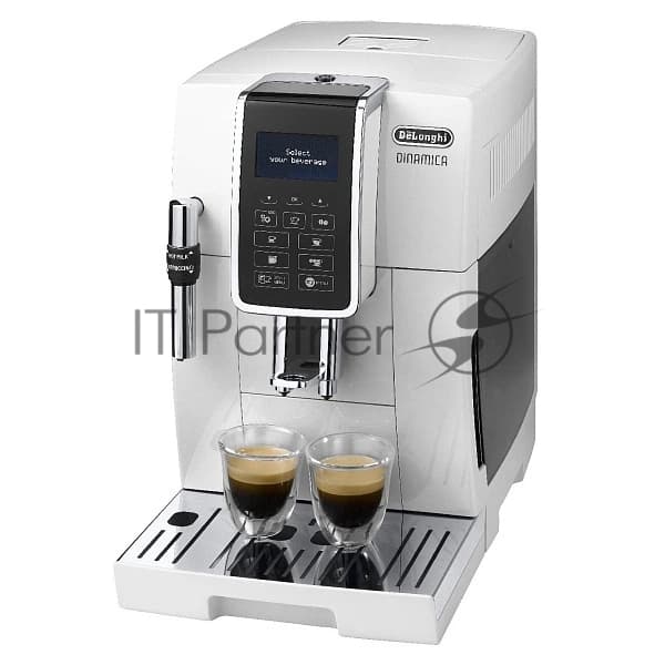 Кофемашина Delonghi Dinamica ECAM350.35.W 1450Вт белый