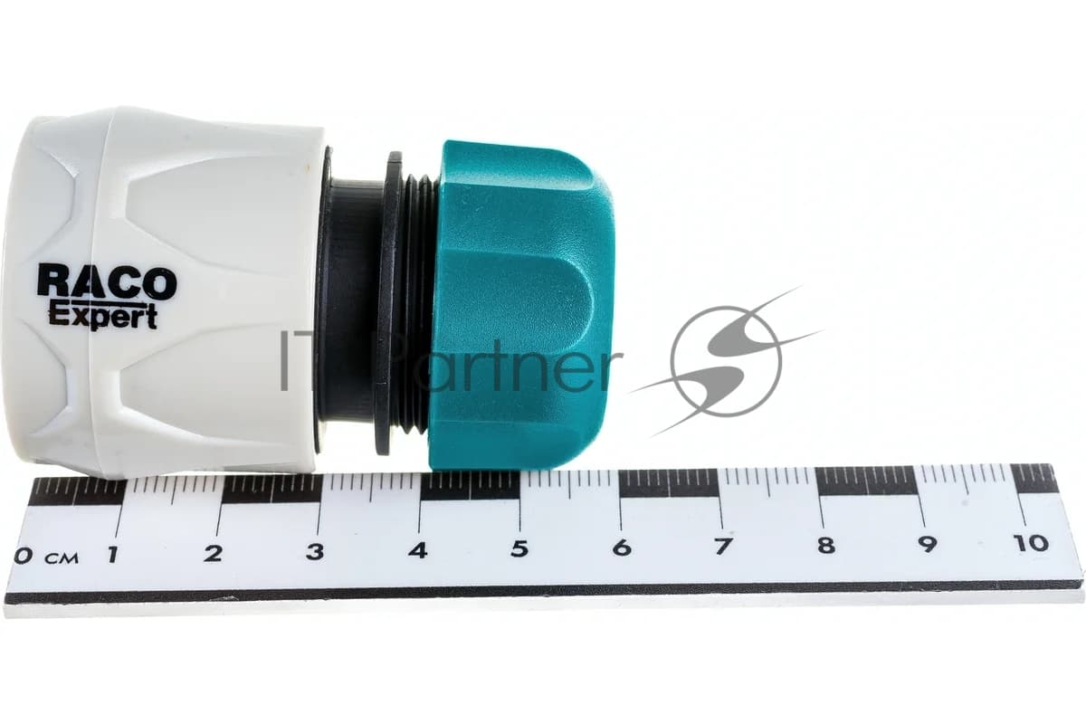 Соединитель Raco 4250-55203T Д.вх.1/2" Д.вых.1/2" зеленый/белый