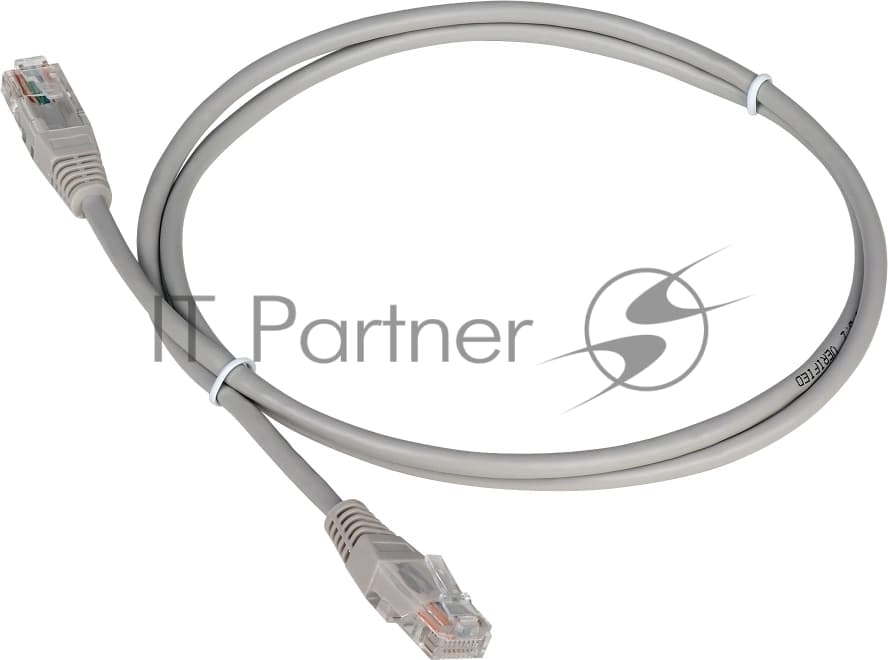 Патч-корд Lanmaster TWT-45-45-50-GY UTP RJ-45 вил.-вилка RJ-45 кат.5E 50м серый ПВХ 26AWG