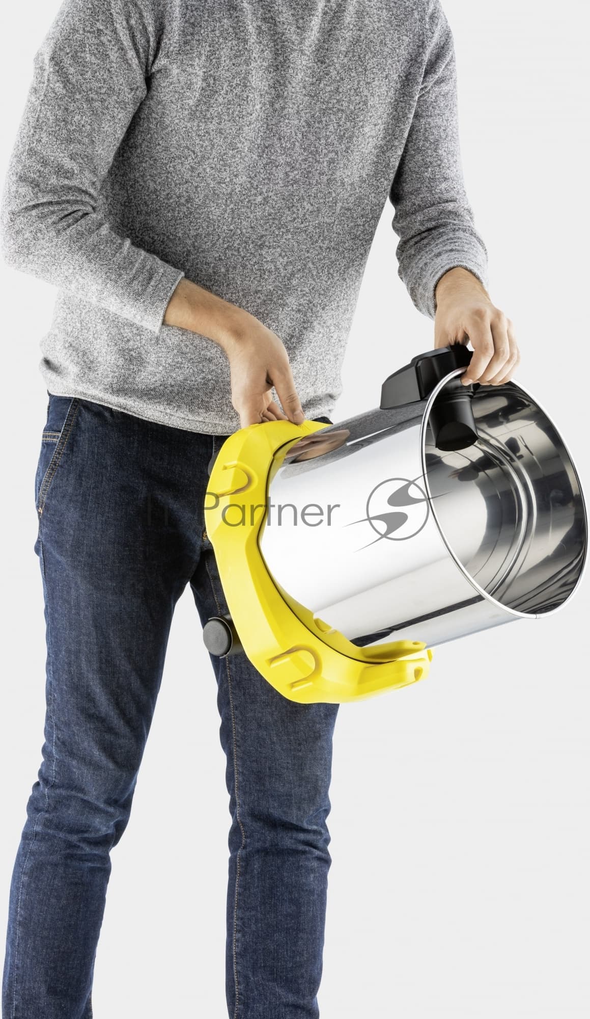 Строительный пылесос Karcher WD 3 S V-17/4/20 1000Вт (уборка: сухая/влажная/выдув/сбор воды) желтый
