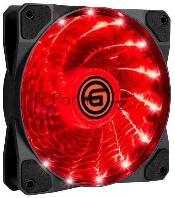 Вентилятор для корпуса LED 12LR15 (красный)