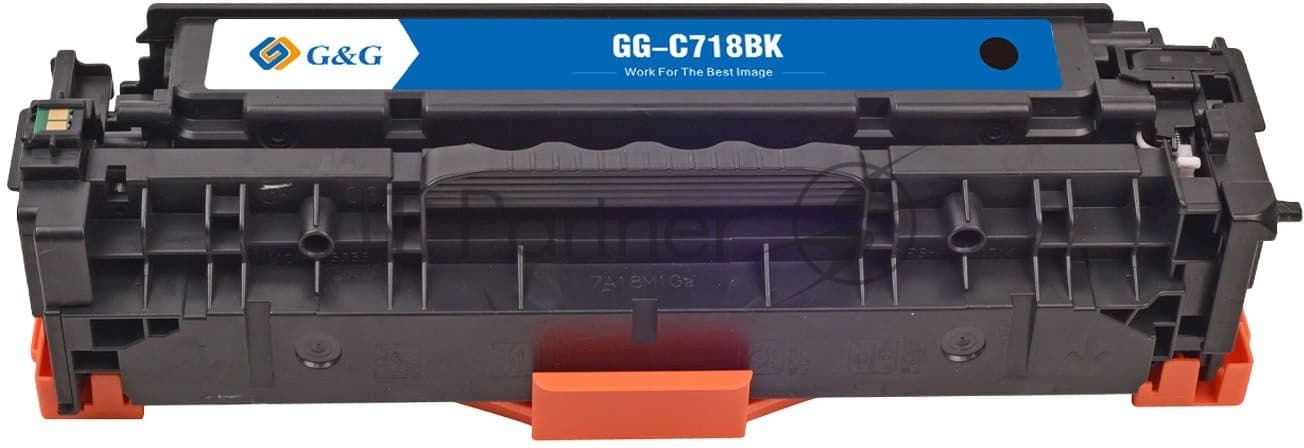 Картридж лазерный G&G GG-C718BK черный (3400стр.) для Canon MF8330i/MF8330/MF8350/LBP7200