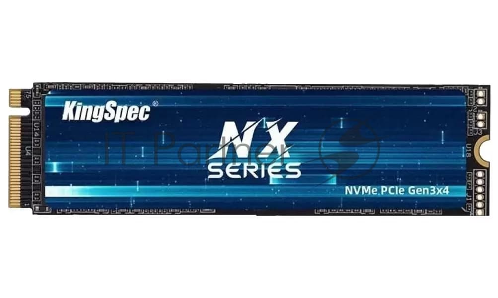 Накопитель SSD KingSpec NX-128, 128Gb, PCIe 3.0 x4, M.2 2280, NVMe, R/W 3400/3100