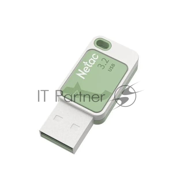 Netac USB-накопитель UA31 128GB USB 3.2 зеленый/белый
