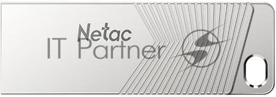 Флеш Диск Netac 128Gb UM1 NT03UM1N-128G-32PN USB3.2 серебристый