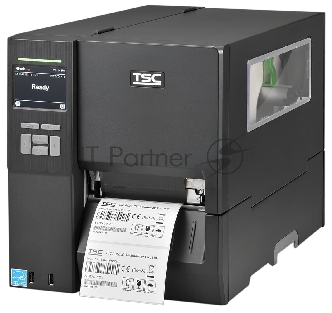Принтер этикеток TSC MH241T, TT, 203dpi, 4.3" Touch LCD, DRAM 256MB/FLASH 512MB, USB, COM, LAN