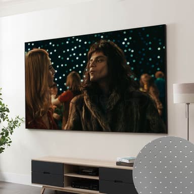 Экран Cinema S'OK SCPSFR-298x168PG Pro 135'' 16:9 настенный, постоянного натяжения, акустическое плотно Perforated Gray, черная рамка 1 см