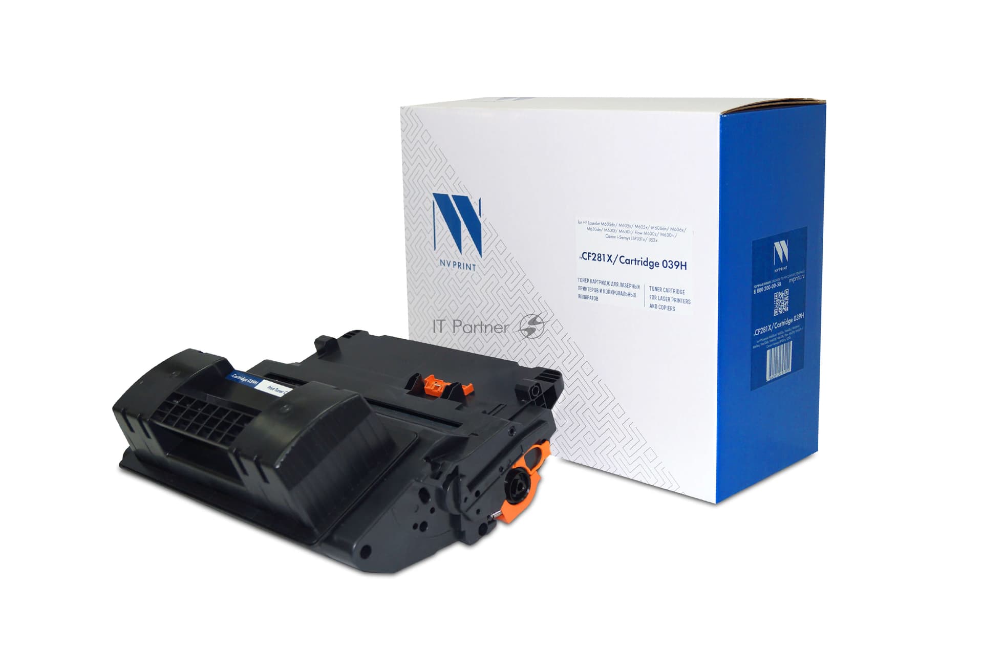 -/ Тонер-картридж NVP NV-CF281X/NV-039H для HP LaserJet M605dn/ M605n/ M605x/ M606dn/ M606x/ M630dn/ M630f/ M630h/ Flow M630z/ M630h / Canon i-Sensys LBP351x/ 352x (25000k)