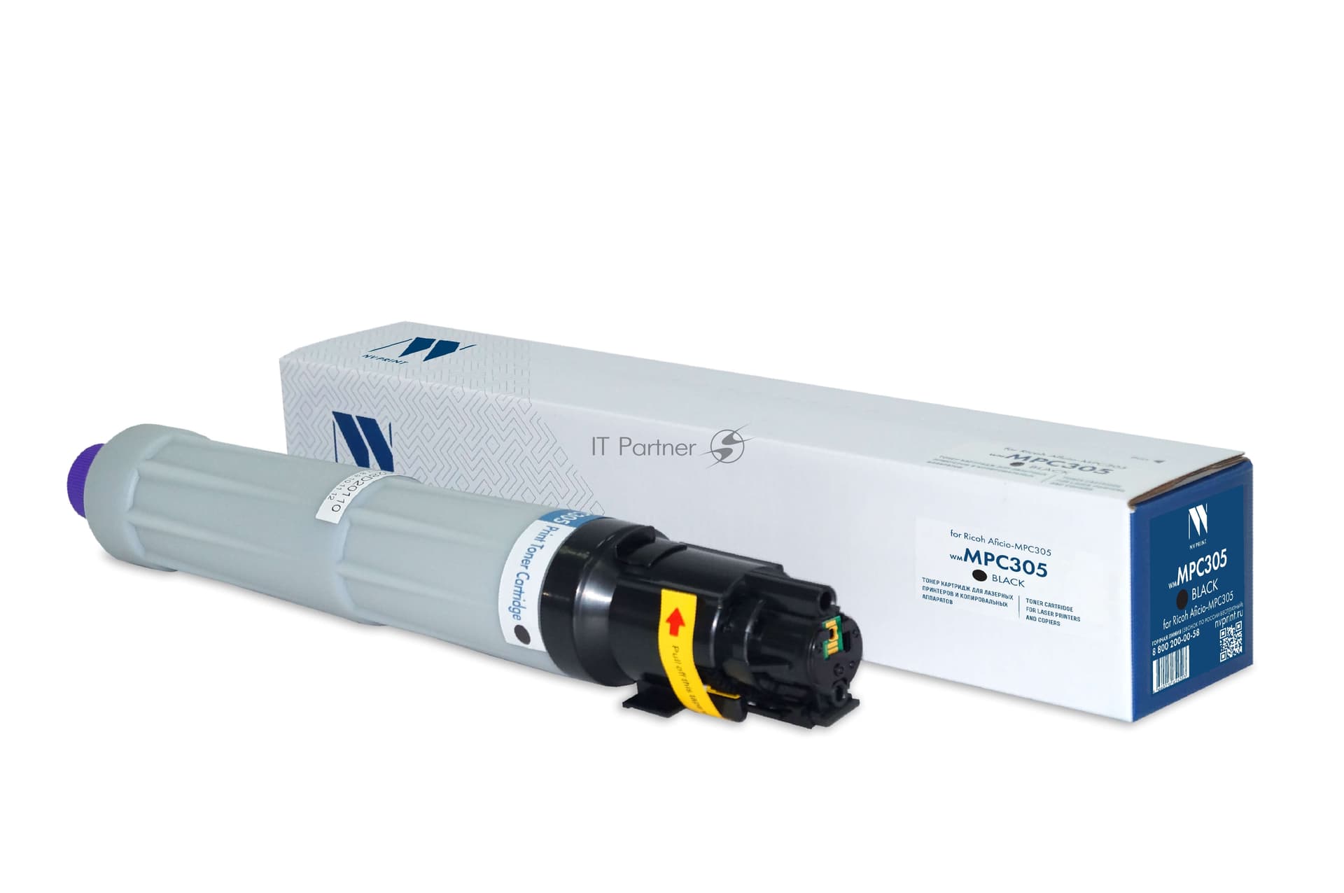 -/ Картридж NVP NV-MPC305 Black для Ricoh Aficio-MPC305 (12000k)
