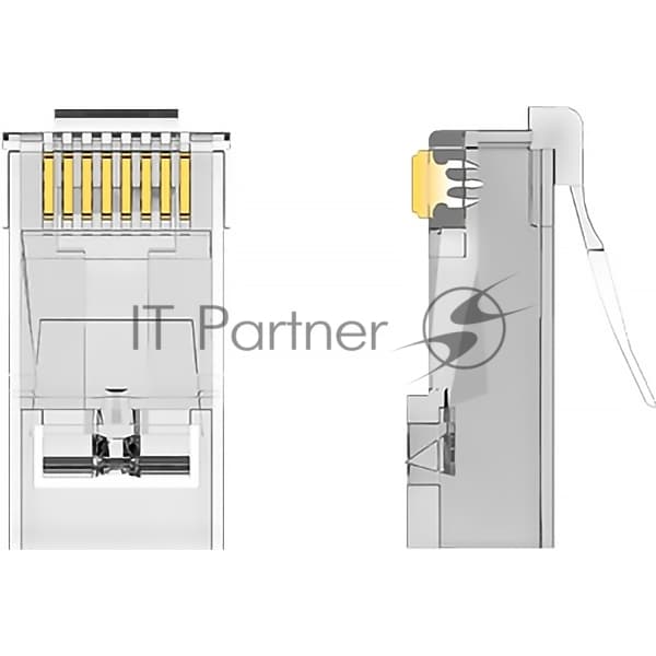 Коннектор Vention RJ45 (8p8c), UTP, cat. 6A, под витую пару (50шт.)
