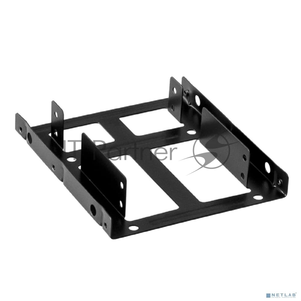 Салазки (переходник) ExeGate HD-22T3M металлические для установки 2xHDD/SSD 2.5" в отсек 3.5"