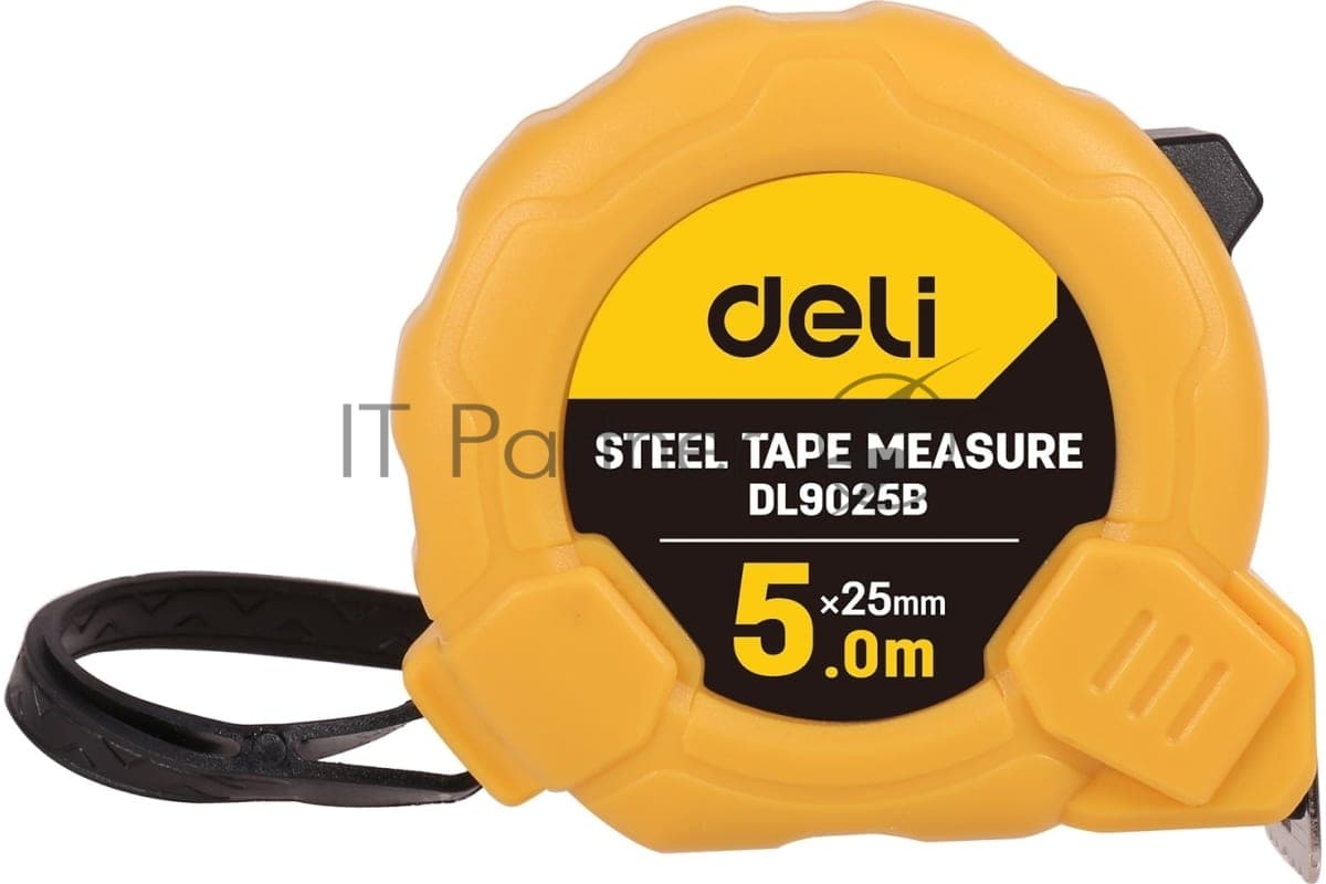 Рулетка Deli DL9025B 5м*25мм, метрическая, ударопрочный корпус