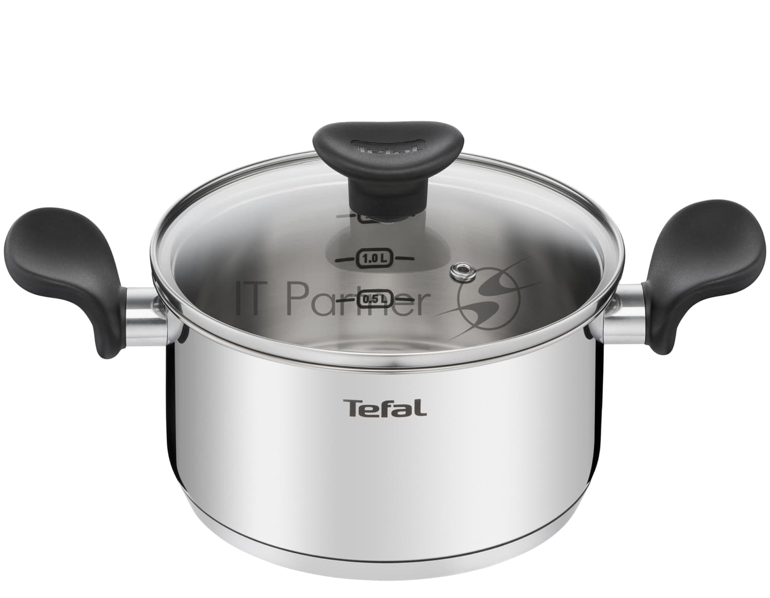 Кастрюля Tefal Primary E3084374 2.1л. d=18см (с крышкой) стальной