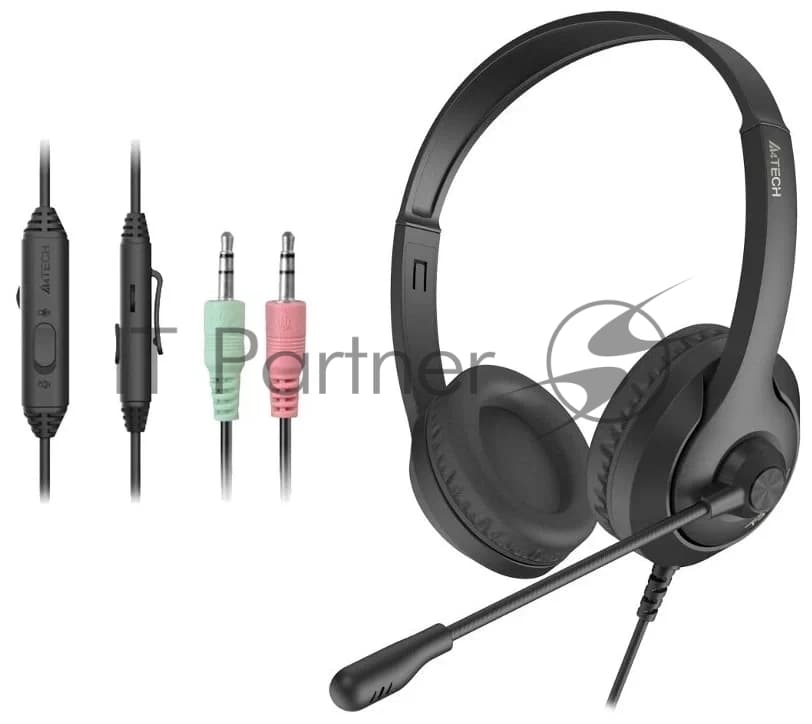 Гарнитура A4Tech Fstyler FH100 чёрный, проводная