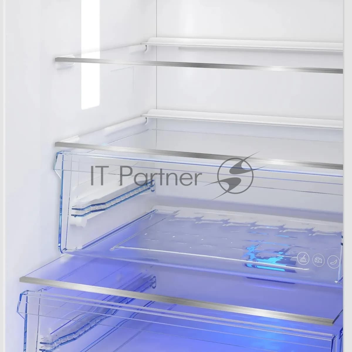 Холодильник Beko B3RCNK402HW белый двухкамерный 257/100л морозилка снизу