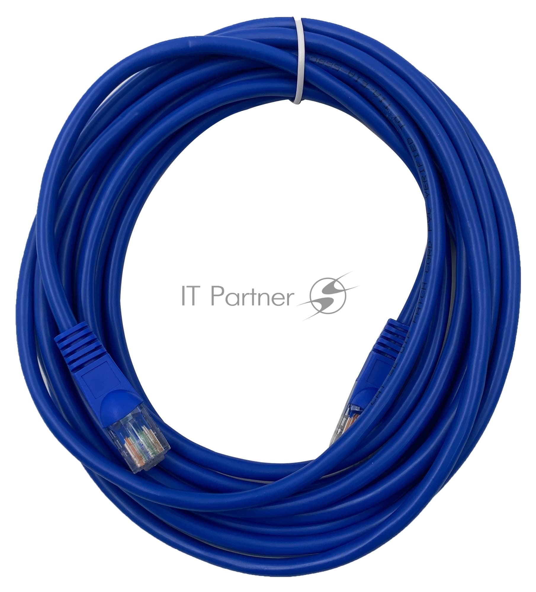 Патч-корд Buro UTP 4 пары cat.5e CCA molded 5м голубой RJ-45 (m)-RJ-45 (m)