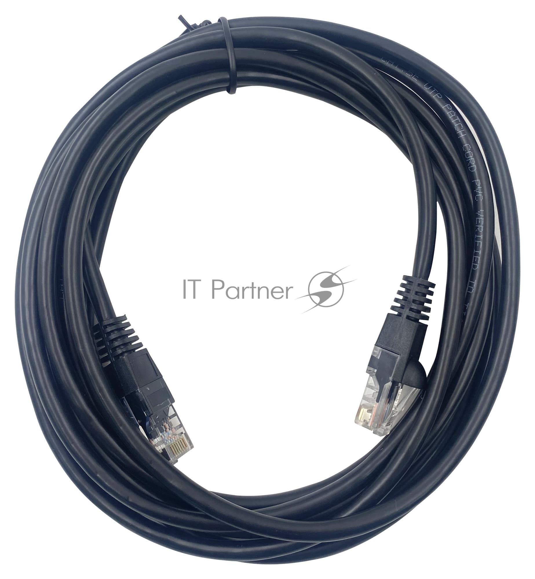 Патч-корд Buro UTP 4 пары cat5E CCA molded 3м черный RJ-45 (m)-RJ-45 (m)