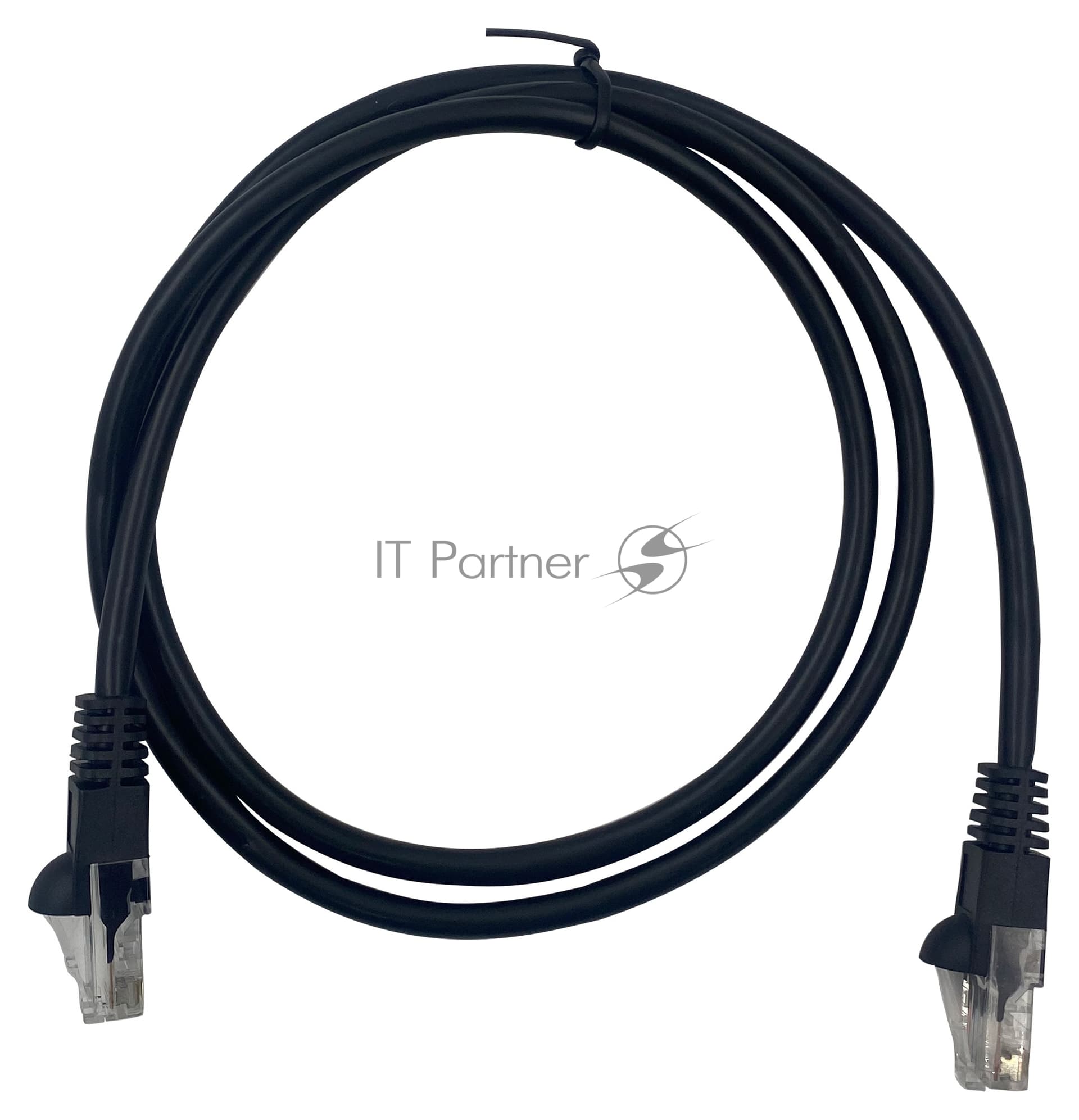 Патч-корд Buro UTP 4 пары cat.5e CCA molded 1м черный RJ-45 (m)-RJ-45 (m)