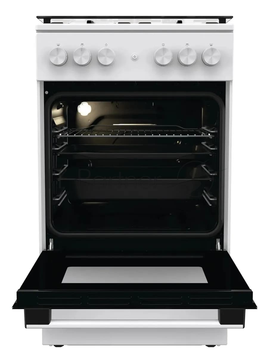 Плита газовая Gorenje GGI5A21WH белый, конфорок 4 газовых, духовка 67 л, 50 см x 85 см x 59.4 см